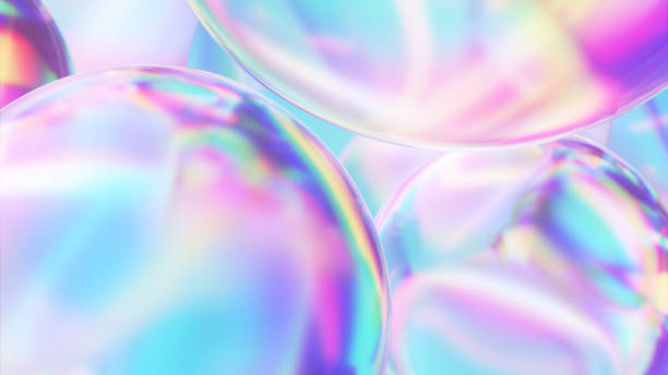 istock Glass Spheres Background in Pink Colors 3d render 1617794229