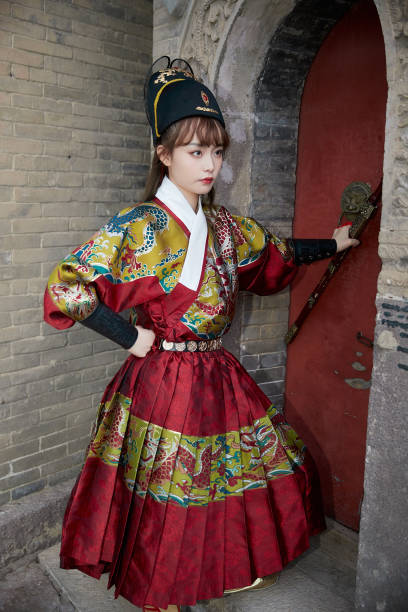 istock An Eastern beauty dressed in ancient attire 1617797876