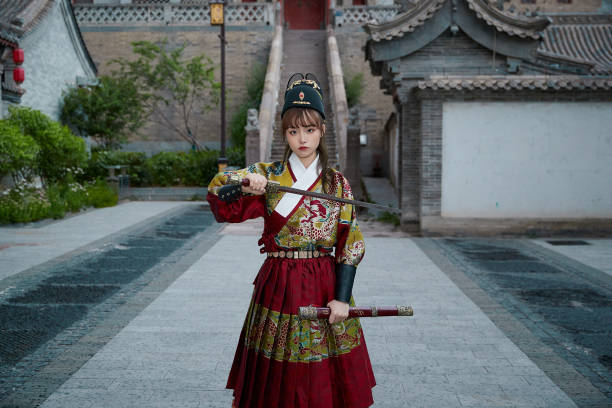 istock An Eastern beauty dressed in ancient attire 1617798888