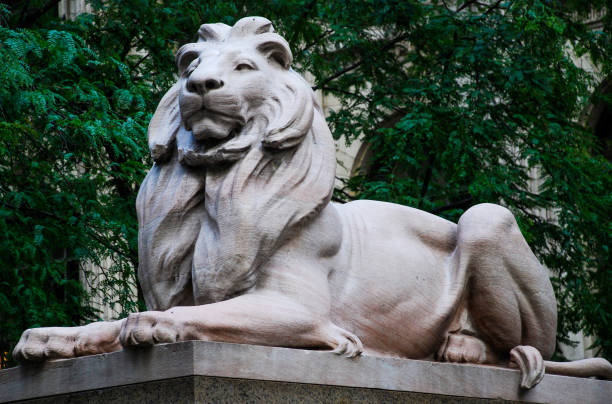 istock Lion Public Library in New York 1617808938