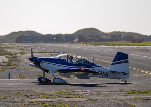 G-CINX Vans VR-7 Aircraft Located at Blackpool Airport