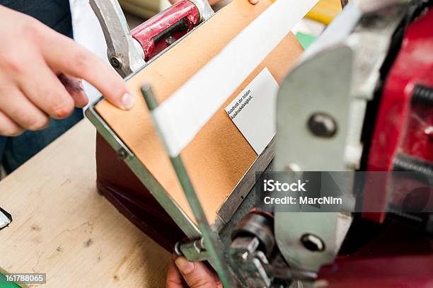 Old Druckmaschine Stockfoto und mehr Bilder von Alphabet - Alphabet, Alt, Altertümlich