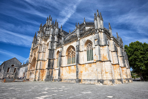 Exterior view of Monastery of Batalha, Portugal