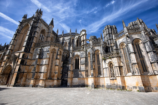 Exterior view of Monastery of Batalha, Portugal