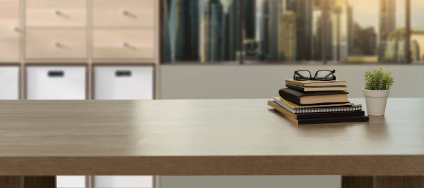 istock business office desk modern with books and documents copy space workplace in blurred study room home office workspace interior minimal furniture indoor 1617910847