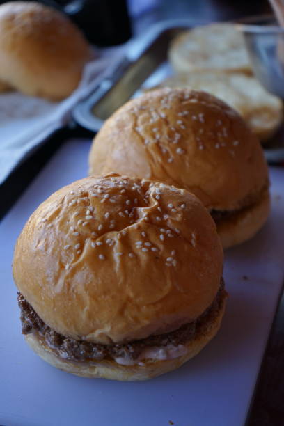 istock Chicken Burger with Sesame Bun 1617941927