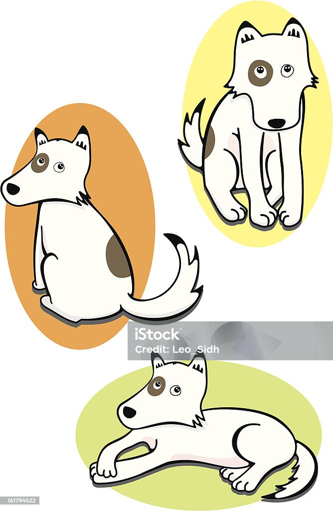 Застенчивый собака Collection - Векторная графика Застенчивый роялти-фри