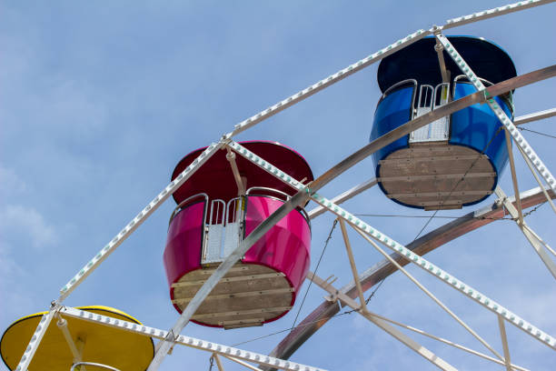 istock Passenger pods on a ferris wheel 1617967486