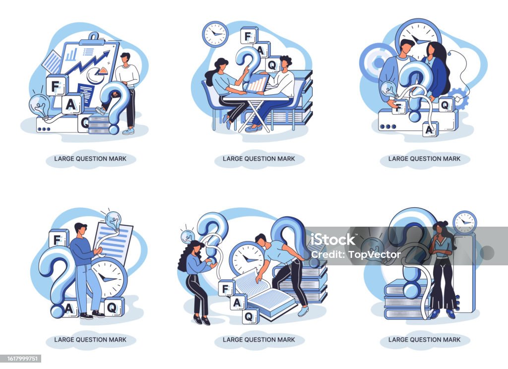 Ladge Question Mark Problem And Solution Concept Metaphor Ask Questions ...