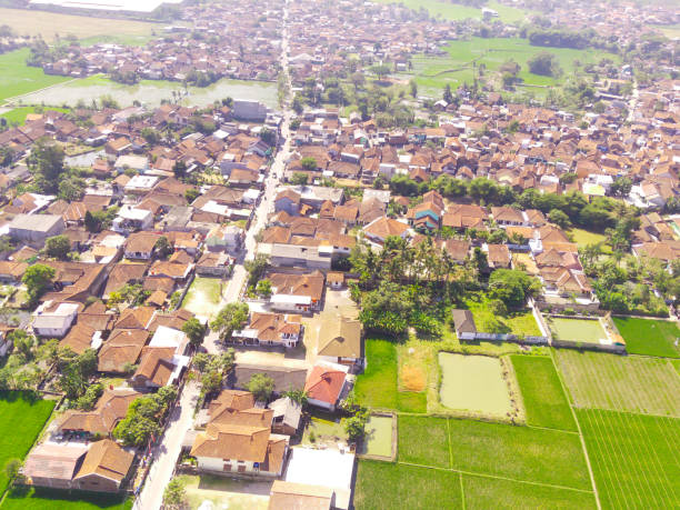 istock Cityscape with Dense Residential Area and Greenery 1618016845