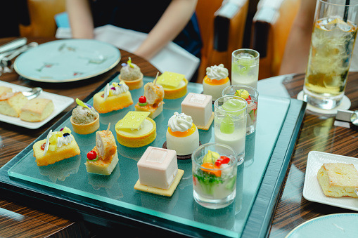 Delicious afternoon tea to eat in summer