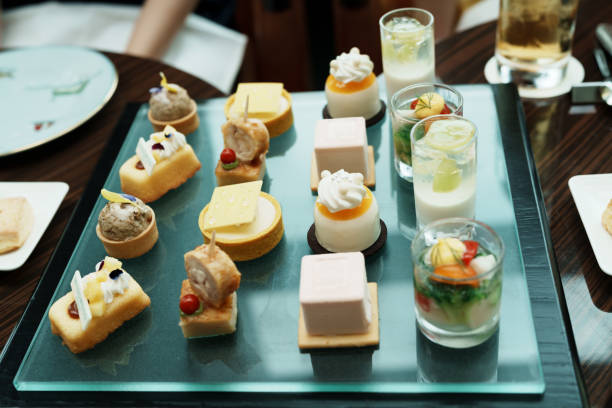 istock Delicious afternoon tea to eat in summer 1618034906