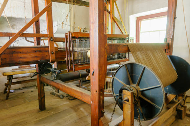 Modern textile factory, chemical and polyester yarn manufacturing,