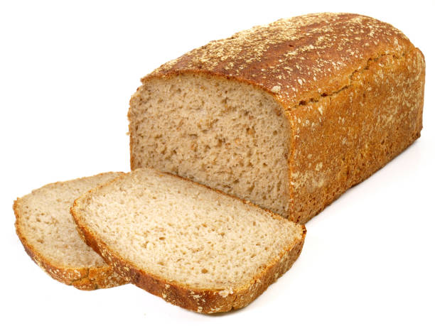 istock Potato Bread with Slices on white Background - Isolated 1618094077