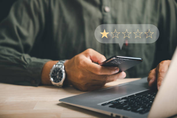 negative feedback and customer dissatisfaction concept - geri bildirim stok fotoğraflar ve resimler