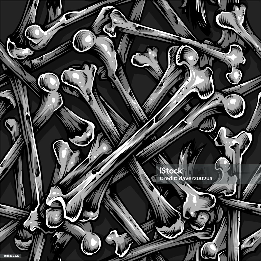 Bone Vector Texture Bones Stock Illustration - Download Image Now - Human Skeleton, Pattern ...