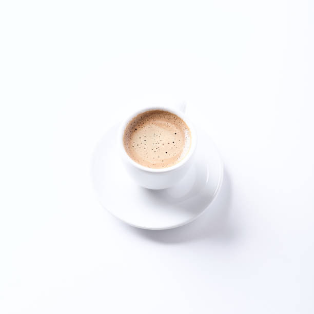 istock Cup of coffee isolated on white background. Copy space. 1618166351