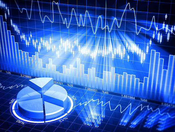 istock Various graphs and charts for a finance report concept 161818501