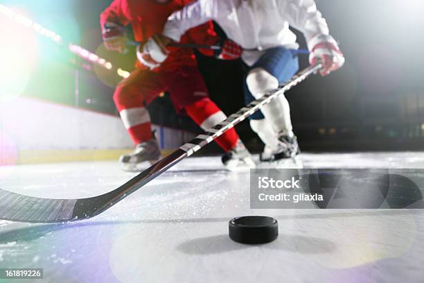 Ice Hockey Stock Photo - Download Image Now - Ice Hockey, Hockey Puck, Hockey Stick