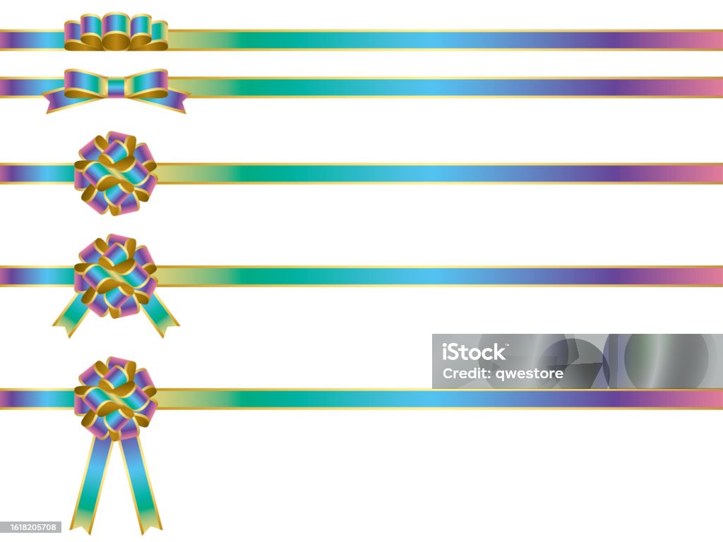 End Of Ribbon Ribbon Edge 02017 Binding End Stock Illustration - Download Image Now ...