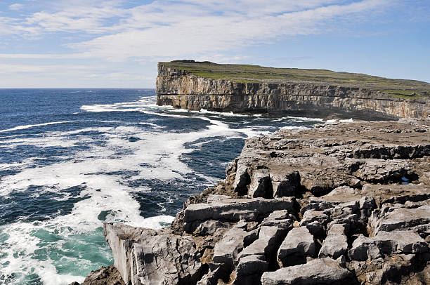 istock Cliffs near Dun Aengus, Inishmore, Aran islands in Ireland 161824480