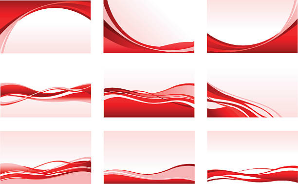 추상적임 적색 배경 - backgrounds abstract swirl red stock illustrations