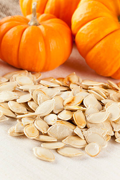 istock Baked and Salted Pumpkin Seeds 161824724
