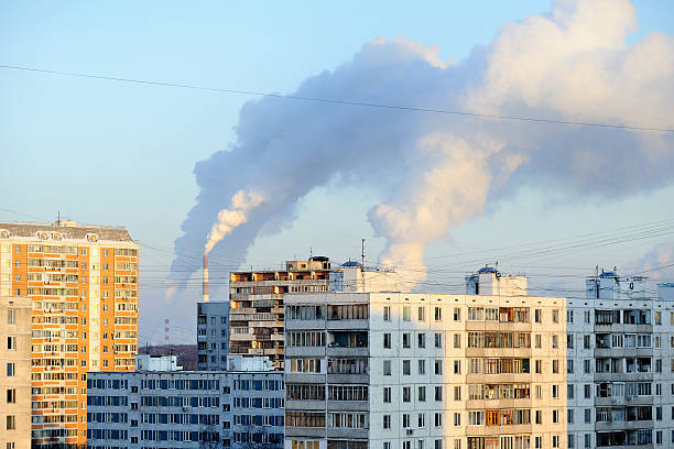 istock Smoking pipes in a city 161824773