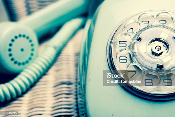 Alte Telefon Stockfoto und mehr Bilder von Altertümlich - Altertümlich, Telefon, Telefonnummer