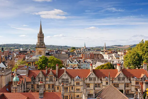 Cityscape of Oxford. England, Europe