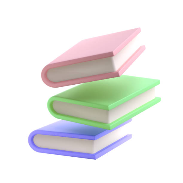 istock 3D Stack of Closed Book falling down in air Icon. Isolated with clipping path. Render Educational Literature. Reading Education back to school concept 1618332315