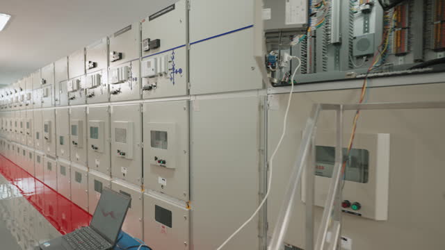 Electric energy storage. Control Room.
