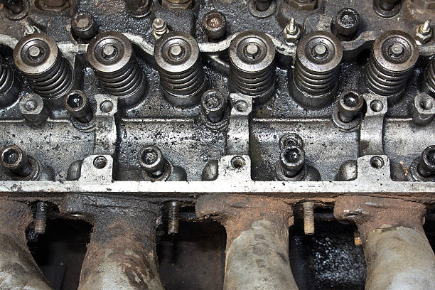 istock Fuel injection part of diesel engine 161836342