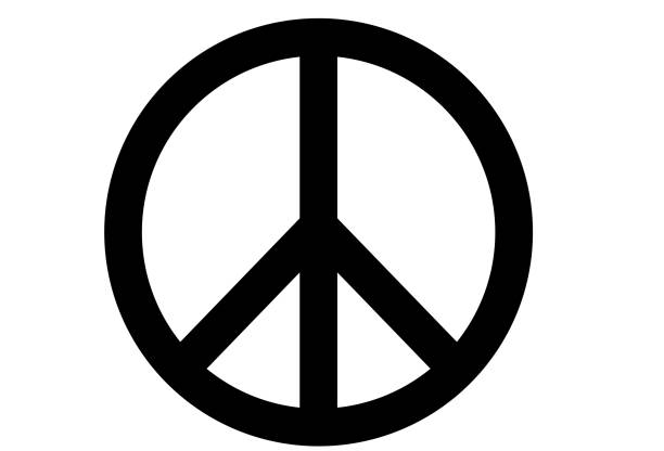 illustrations, cliparts, dessins animés et icônes de logo vectoriel de l’icône de la paix - symbols of peace