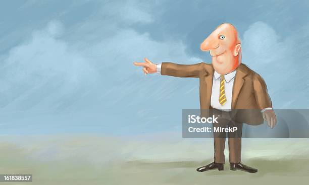 Businessman Pointing Stock Photo - Download Image Now - Adult, Business, Businessman