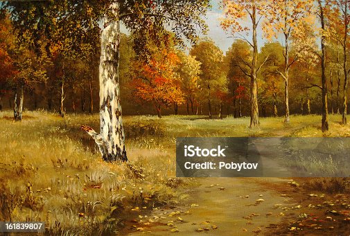 istock Autumn birch 161839807
