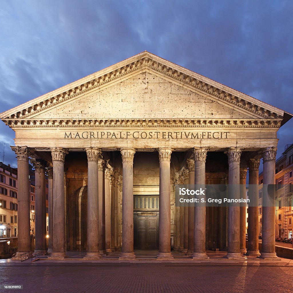 Pantheon - Lizenzfrei Pantheon - Piazza della Rotunda Stock-Foto