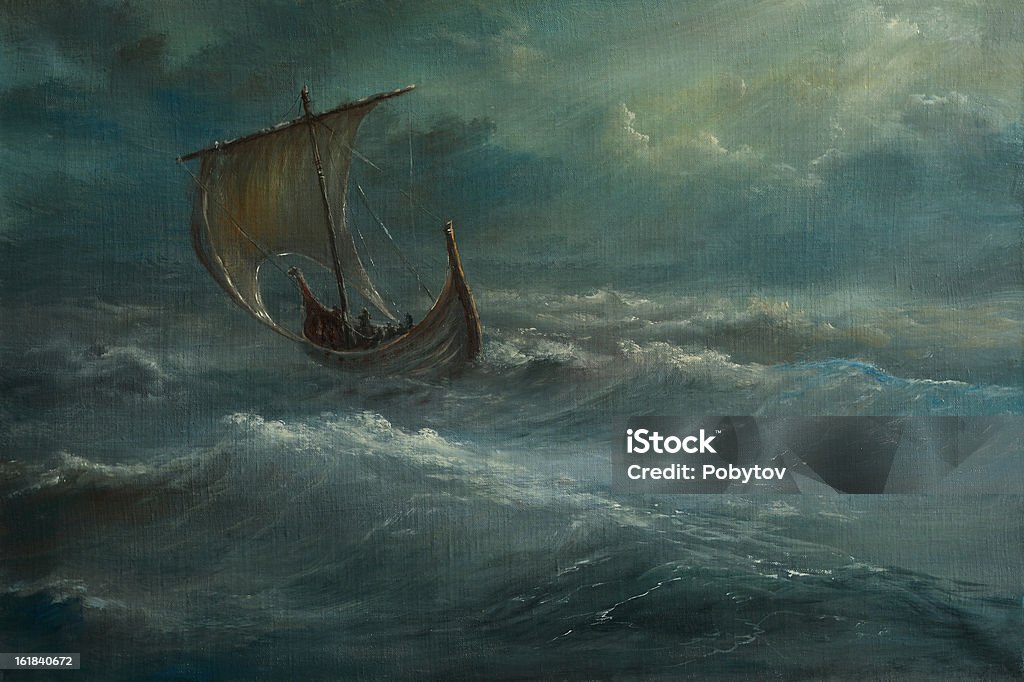 Norden-marine - Lizenzfrei Wikingerschiff Stock-Illustration