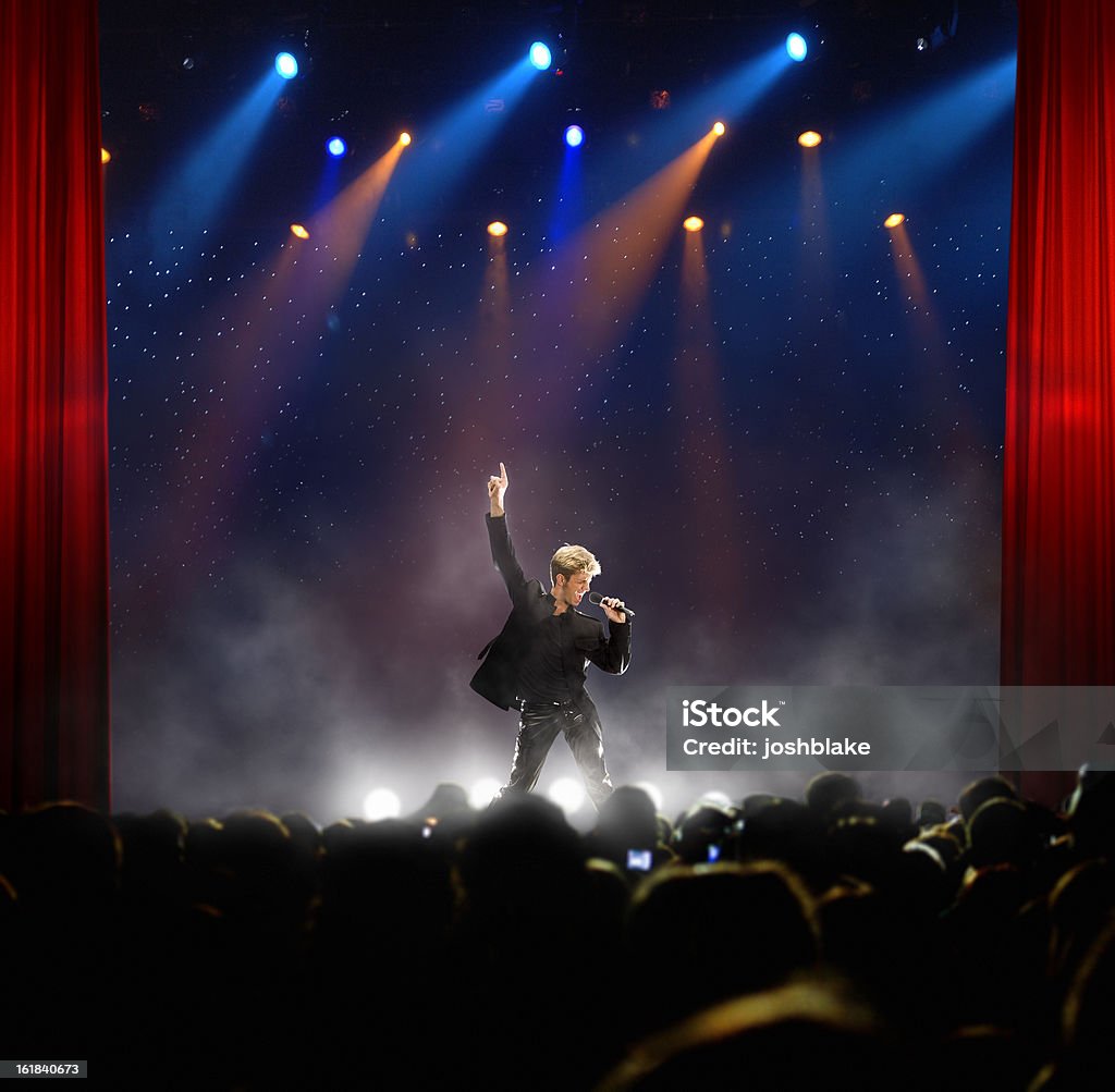 Rock Star - Lizenzfrei Bühne Stock-Foto