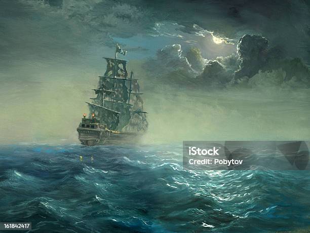 Pirates Stock Illustration - Download Image Now - Tall Ship, Abstract, Sea