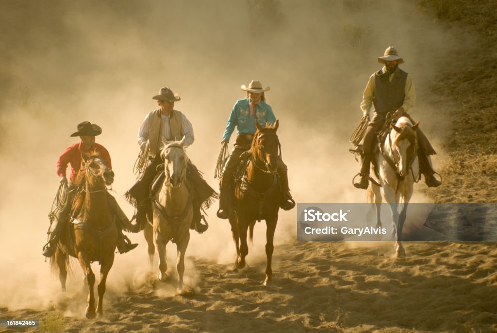 cowboys - Foto stock royalty-free di Cavallo - Equino