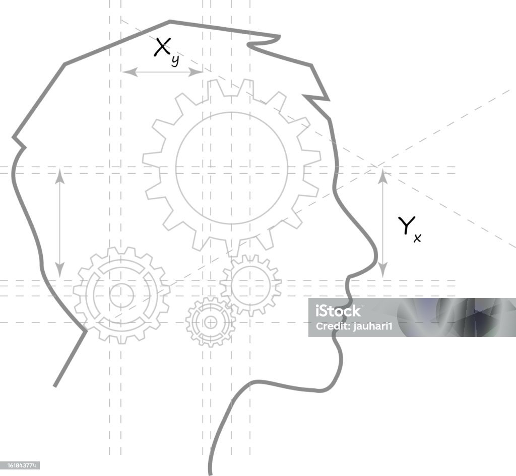 Dessin technique - clipart vectoriel de Abstrait libre de droits