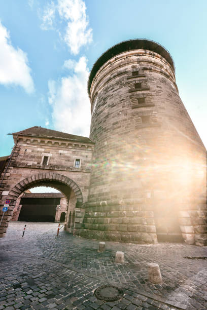 Spittler Gate And Tower In Nuremberg, Germany