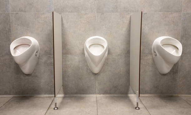istock Urinals in the public toilets. 1618500559