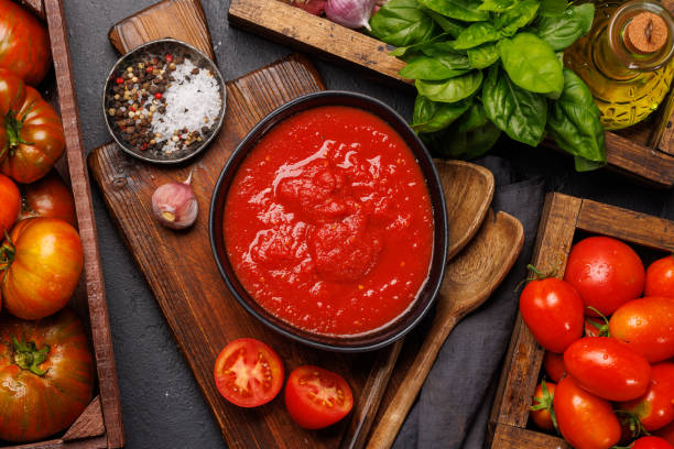 istock Rich homemade tomato sauce 1618531901