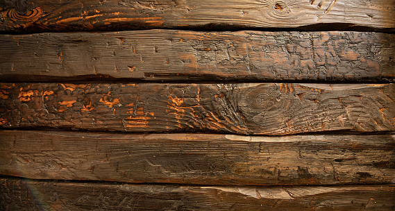 Rustic Grandeur: Celebrating the Texture of Aged Wooden Planks
