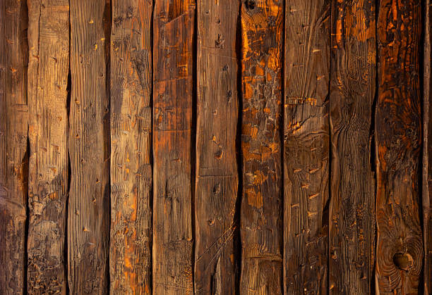 istock Aged Splendor: Captivating the Essence of Old Plank Wood Texture 1618540370