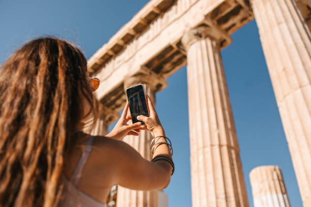istock Taking photo of the Parthenon 1618559554