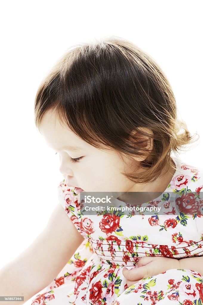 Bambina profilo - Foto stock royalty-free di Bambine femmine