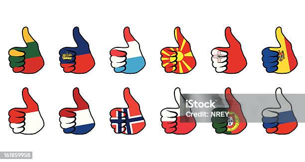 Как Флаг — стоковая векторная графика и другие изображения на тему Большой палец руки - Большой палец руки, Векторная графика, Двигаться вверх